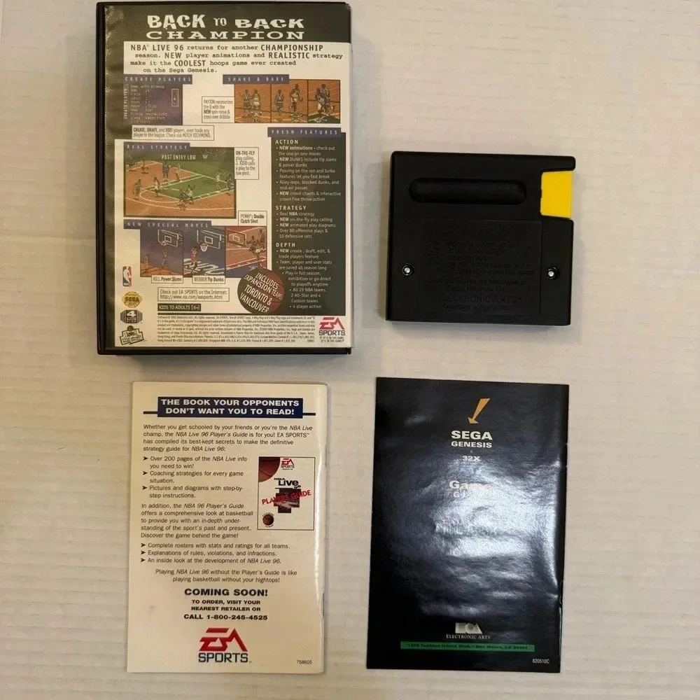 NBA Live 96  Sega Genesis EM Sports